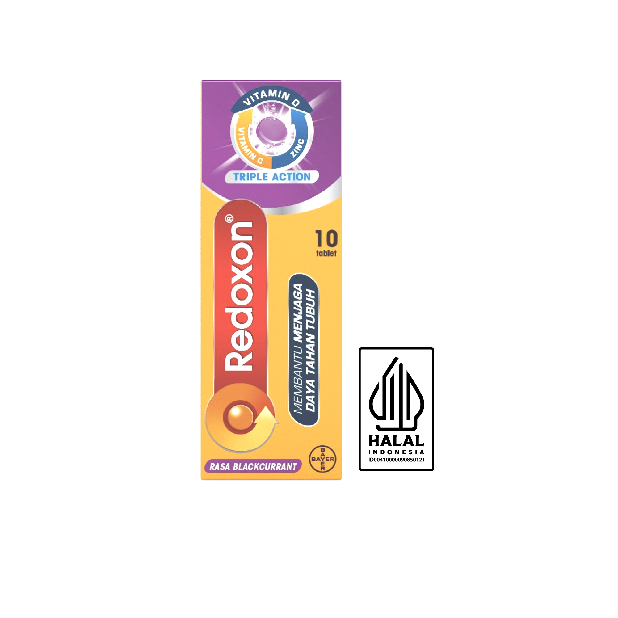 Redoxon® Triple Action - Rasa Blackcurrant 10 Tablet